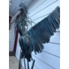 Image 2 : Appealing Large Metal Crane Ornament-Front Yard Figurine- Over 6ft Tall!!