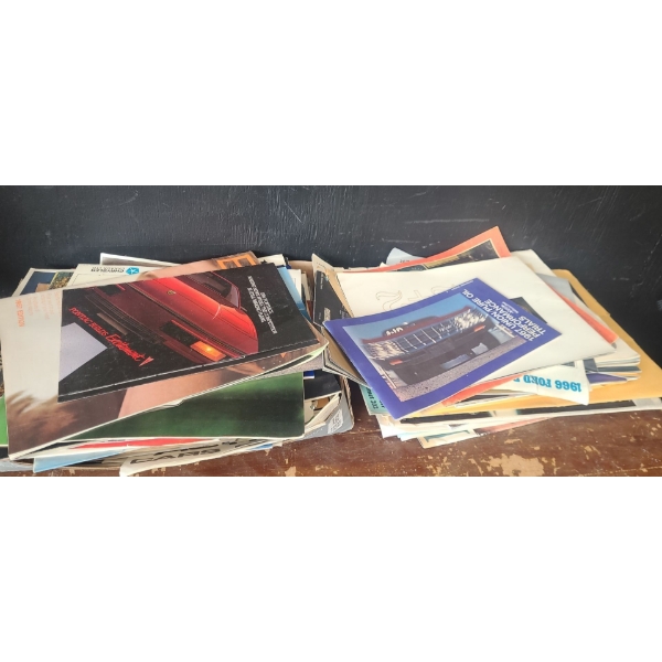 Vintage Assorted Vehicle Pamphlets, Sales Magazines/ Brochures