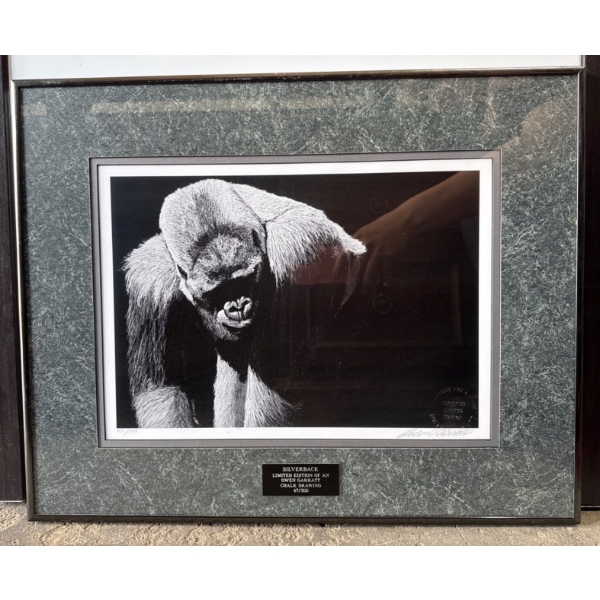 Owen Garratt Pencil Art Gorilla Print, No. 47/500, 20x16 