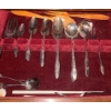 Image 4 : Vintage Flatware Chest w/ Rogers & Bros Silverplated Flatware Set 20x14x25"