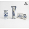 Image 2 :  10 IN H Delft Vase ,  And Several pieces of Delftware