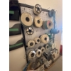 Image 1 : Pegboard Rack with Spools of Wires and Accessories