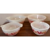Image 1 : Pyrex White Bowls Friendship Birds Decoration