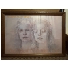 Image 1 :  Beautifully Framed Tristan und Isolde poster, signed by Leonor Fin New York . Retail $600 