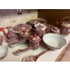 Image 1 : Chinese Family Rose Enameled Porcelain dish set with  Early 20th Century include coffee, pot, tea, p