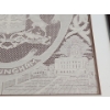 Image 5 : Framed Vintage Piece of Nottingham Lace, Traditional English Textile ( 16"W x 16.5"H)