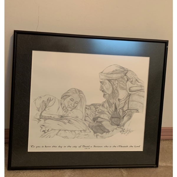 Phil Gagnon Religious Sketch 16x12
