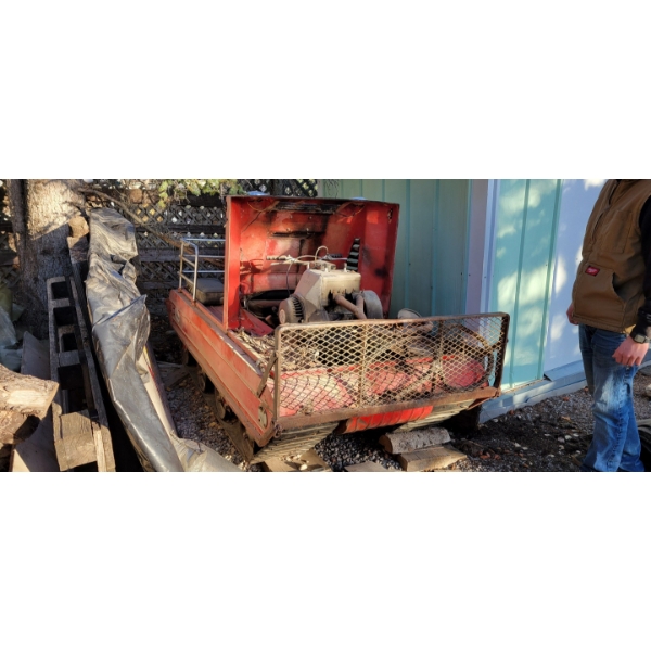 Vintage 1971 Passe Par Tout PPT Amphibious dual Track Vehicle. 2 Cylinder Kohler Engine takes mixed 