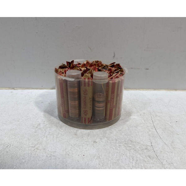 Mainly 2000s Canadian Pennies Weighing 7.5lbs