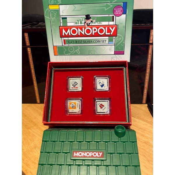 2013 $1 Monopoly - Pure Silver Set
