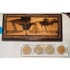 Image 2 : Decor Spread - Travel Souvenir's Shadow Box Art w/ Candelabra & More 