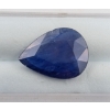 Image 1 : 8.27 ct Certified Midnight Sapphire Gemstone Pear Cut ($12,405 Appraisal)