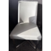 Image 3 : Vegan Leather Dining Chairs w/ Criss Cross Chrome Base (5) 31"Tall