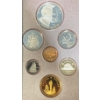 Image 1 : 1995 Silver & Aureate Peacekeeping Dollar Coin Proof Set