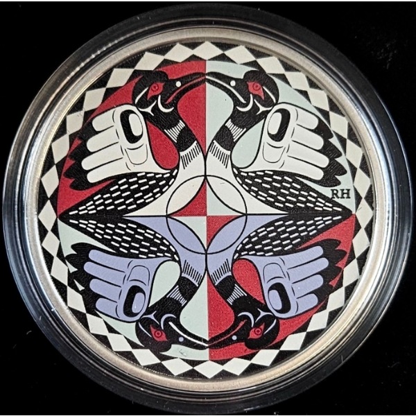 2012 $1 Two Loons - 99.9% Fine Silver Coin