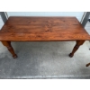 Image 3 : Rectangular Solid Wood Dining Table with Turned Legs