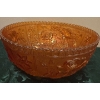 Image 4 : Lustre Rose Fruit Bowl & Pillar Flute Square Bowl  Marigold Carnival Glass-Imperial Co.