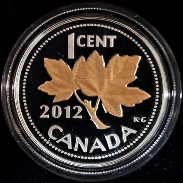 2012 1¢ Farewell to the Penny - 99.9% Fine Silver Coin