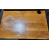 Image 3 : Grand Rapids Seating Co. Folding Seat Childs Desk with Ornate Cast Iron Frame