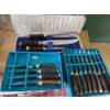 Stag Horn Handle Stainless Steel Knives with x 34 and Carving Set