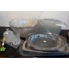 Image 1 : Assorted Platters Fogged Crystal Dinnerware & More