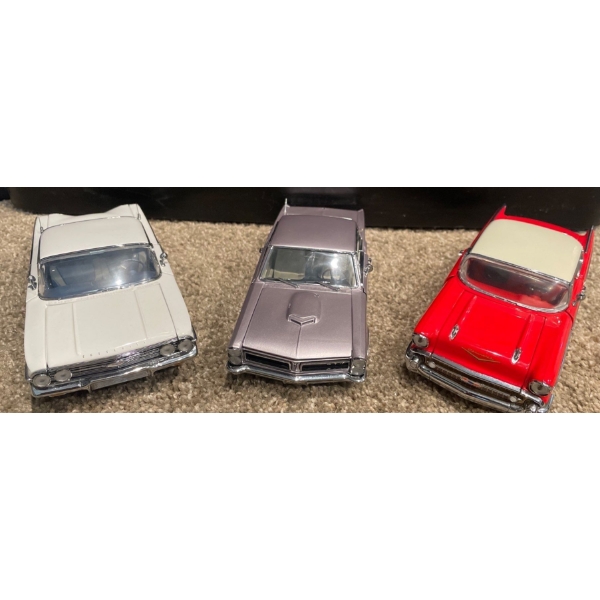 1957 Chevrolet Belair 1:24 Scale/ 1966 Pontiac GTO 1:24 Scale/ 1960 Chevrolet Imapala 1:24 Scale