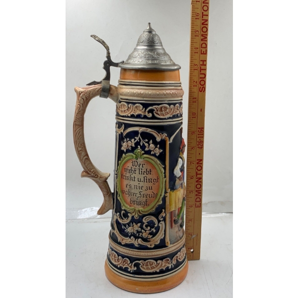 Large Beer Stein From Germany 