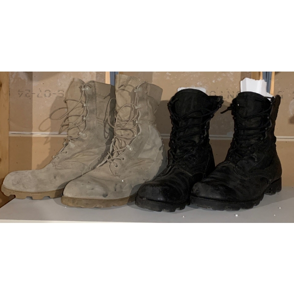 Military Combat Boots Size 10.5  