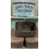 Image 4 : Snowdrift Brand Coconut Tin and Set of Three Woven Storage Baskets