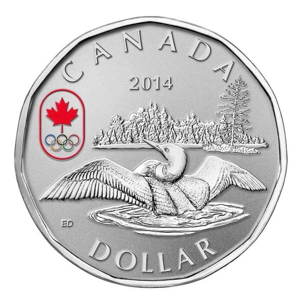 2014 $1 Lucky Loonie - Pure Silver Coin
SKU: 132740
