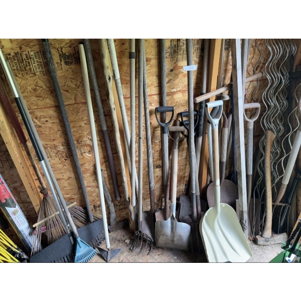 Garden Tools and Shovels Lot