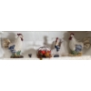 Hand Carved Kitchen Rooster w/ Fall Themed Decor & more 12T