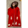 Image 1 : 1970s Handmade Navajo Wool Parka w/ Genuine Fur Trim - Size M - Meant For Subzero Temps