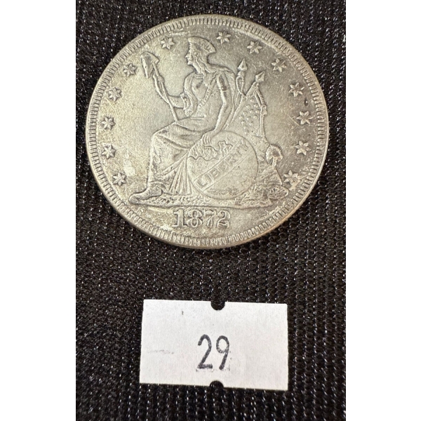 1872 United States Liberty Dollar - Silver 
