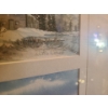 Image 6 : Group of 3 Winter Scene Paintings- Artist Willie Wong, 21 X 18 Framed Under Glass 