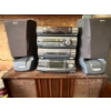 Image 1 : ony LBT – D8 90AV with dual cassette recorder five guest CD changer, FM tuner and bass reflex speake