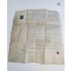 Image 1 : Antique Legal Document, Specifically A Handwritten Indenture Or Deed, Likely From The 18th Or 19th.