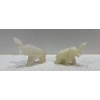 Image 2 : Pair of Quartz Elephants 3H