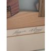 Image 2 : Cabin in the Woods Art Work By illegible Signature - 15x9 