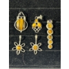 Image 1 : Collection of Tigers Eye Stone Pendants