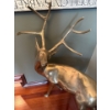 Image 3 : Large Decorative Solid Brass Deer - 3 Feet Tall, 2 Feet Wide 