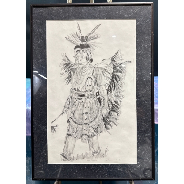 L Pethcan Wind Speaker Limited Print 7/500 10.5Wx16.5H