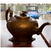 Image 4 : Aluminum Soup Tureen Made in Italy (12W), Vintage Pewter Pitcher (Bent), Vintage Teapot 