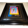 Image 3 : Peter Max "Tip Toe Floating On Blends"- Psychedelic Pop Art Sense of Weightlessness 17x13"Tall)