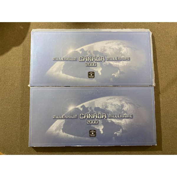 Canada Millennium 2000 12-Coin Collector Set with Display Case