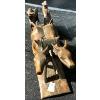 Image 2 : Hand Carved Wooden Sculpture of Farmers & Oxen