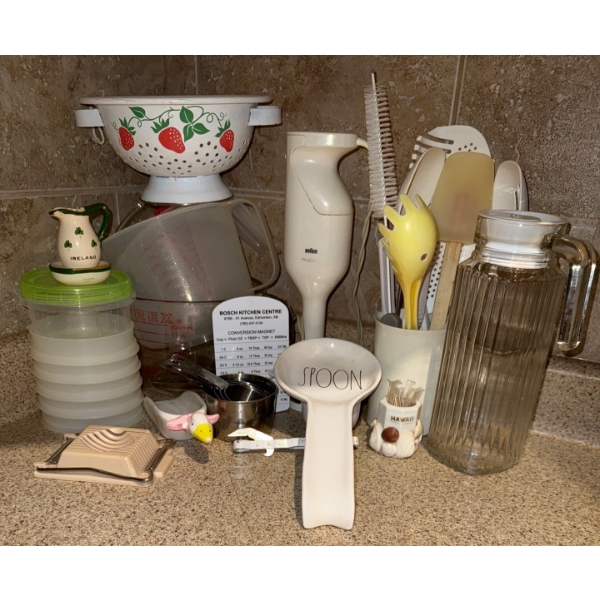 Kitchen Contraption Collection - Appliances Canisters Utensils & More