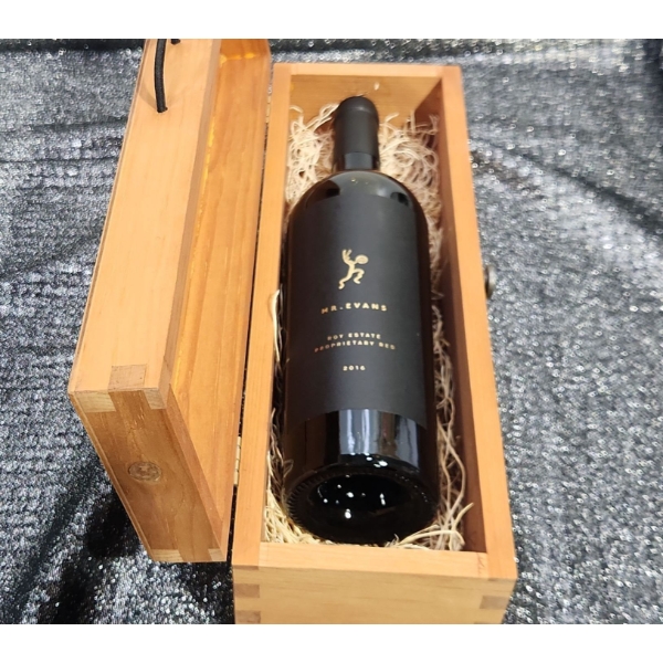 Unopened 2016 Roy Estate Mr.Evans Napa Valley Red Wine - 14.7% ALC.