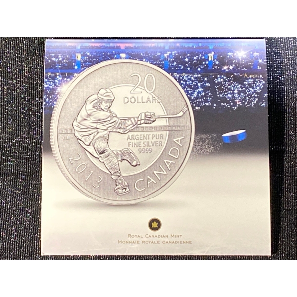 2013 $20 Fine Silver NHL Coin