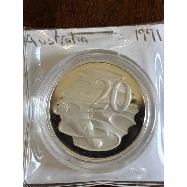 20 Cents - Elizabeth II 3rd Portrait; Masterpieces in Silver Proof